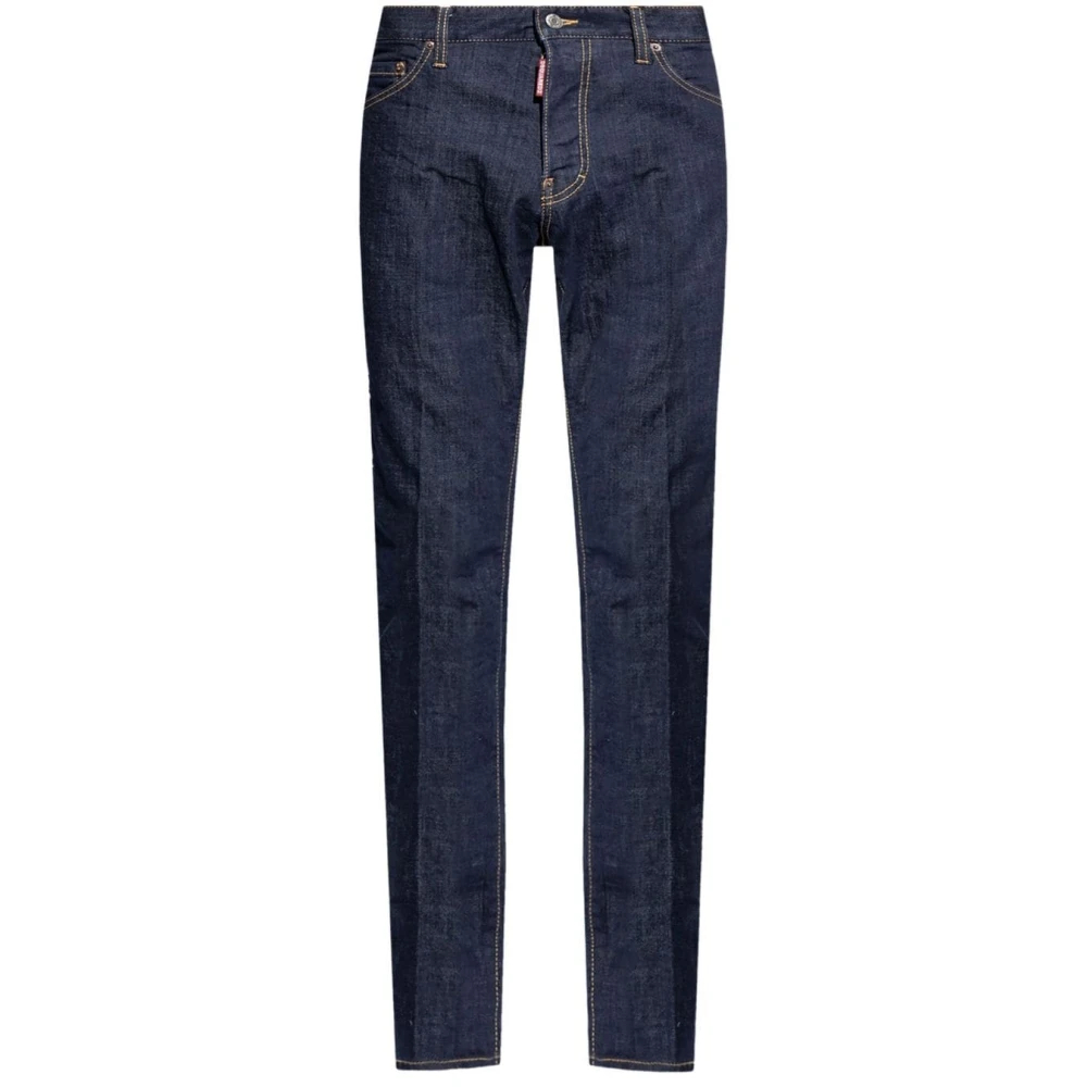 Dsquared2 Men's Blue Slim-Fit Jeans Extra Large