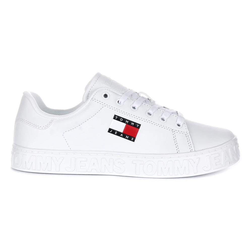 Tommy Jeans Women's White Sneakers Size 8 Uk