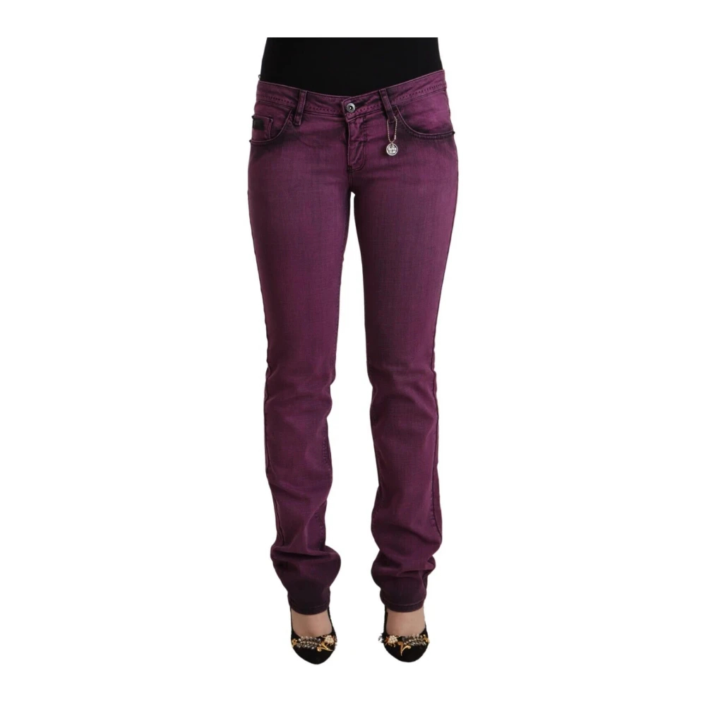 Costume National Women's Purple Slim-Fit Jeans W27