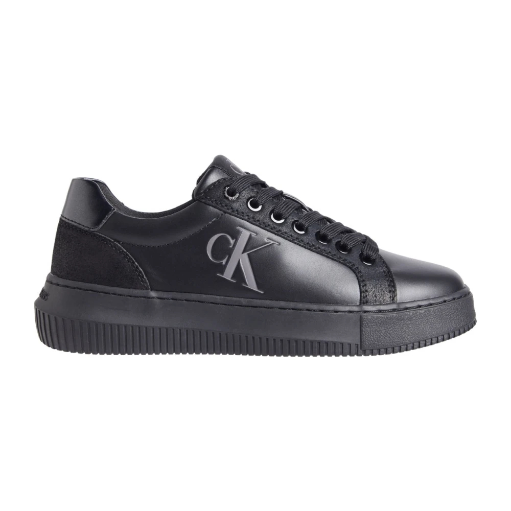 Calvin Klein Jeans Women's Black Sneakers Size 4 Uk