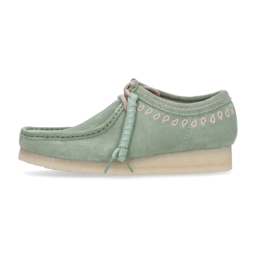 Clarks Men's Green Laced Shoes Size 12 Uk