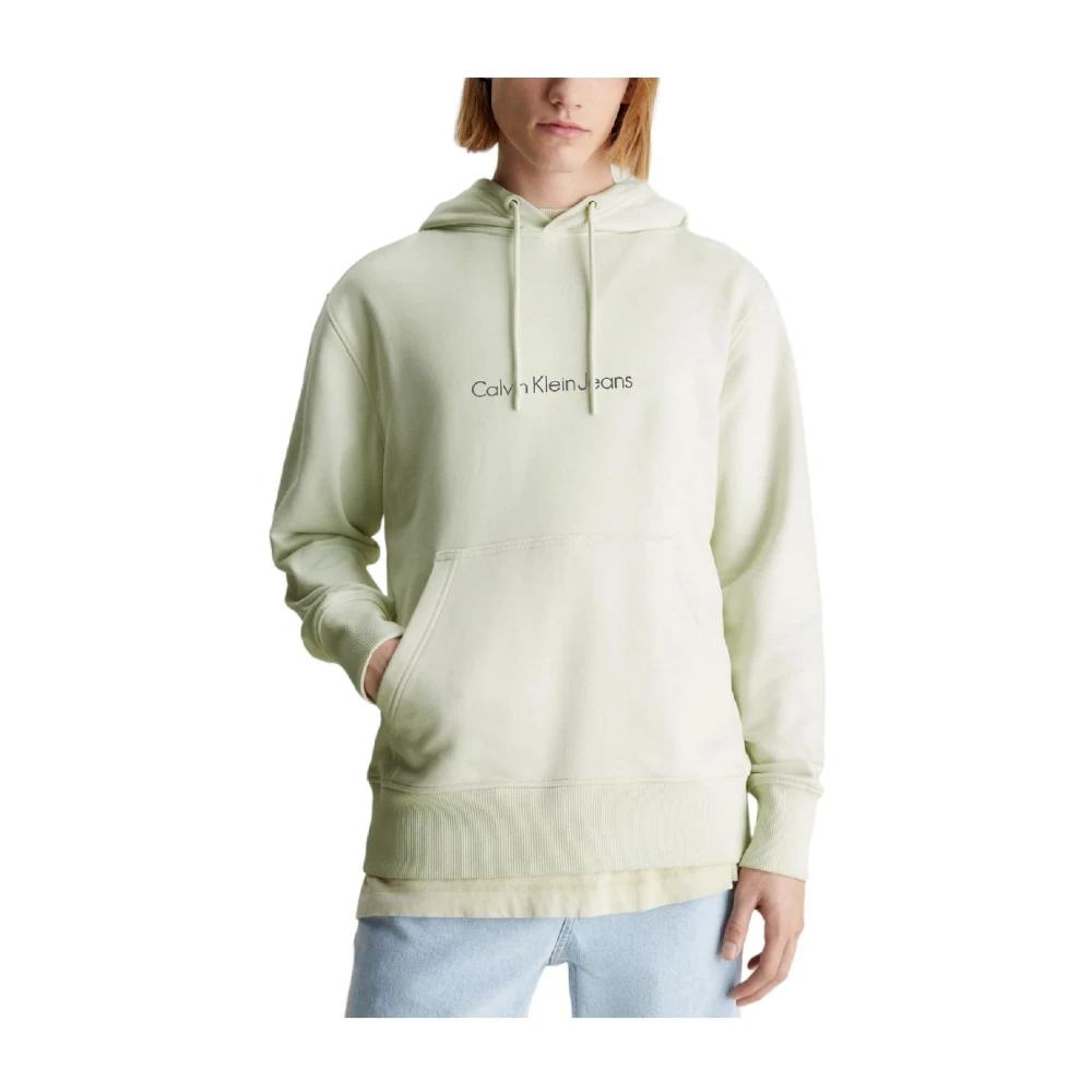 Calvin Klein Men's Beige Hoodies Extra Large