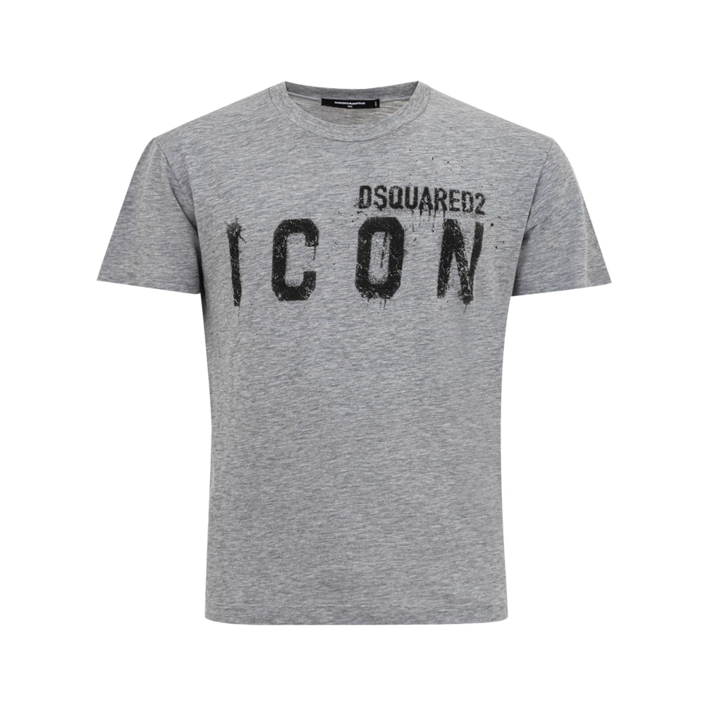 Dsquared2 Men's Gray T-Shirts Extra Small