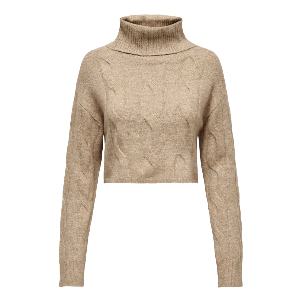 Only Women's Brown Turtlenecks Medium
