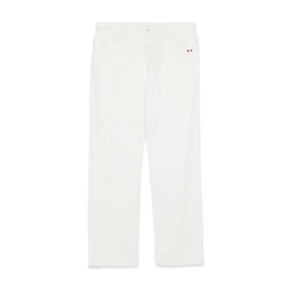 Amish Men's White Straight Jeans W31