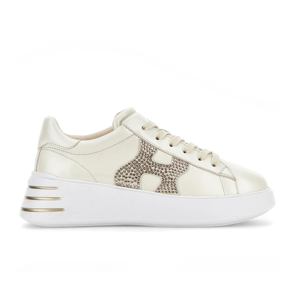 Hogan Women's Beige Sneakers Size 4 Uk