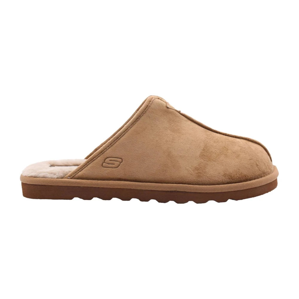 Skechers Men's Beige Slippers Size 6 Uk