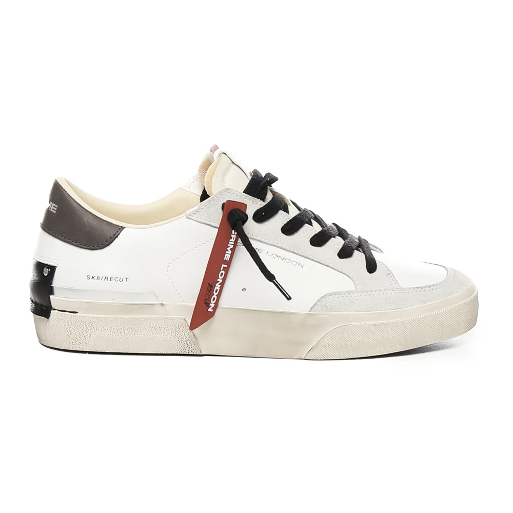 Crime London Men's White Sneakers Size 7 Uk