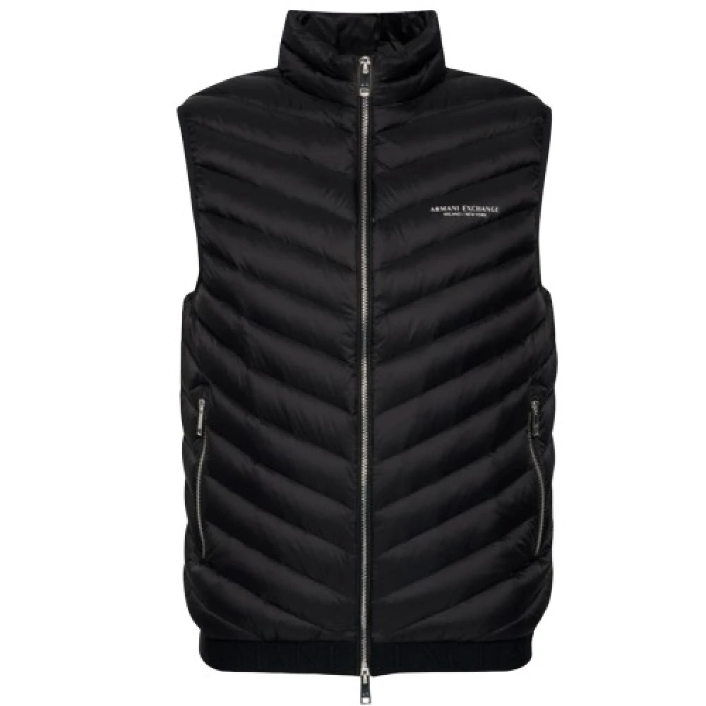 Armani Exchange Men's Black Vests Large