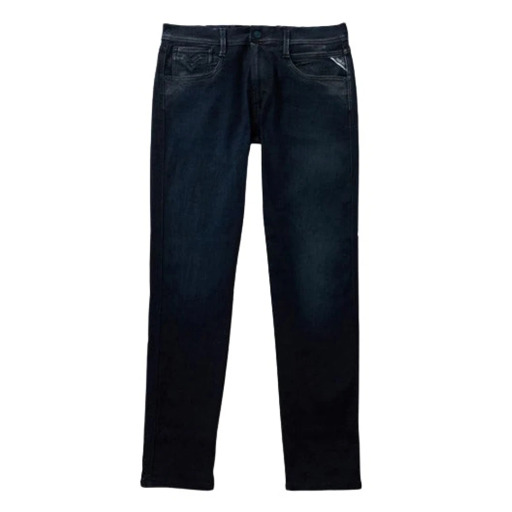 Replay Men's Blue Slim-Fit Jeans W33 L32