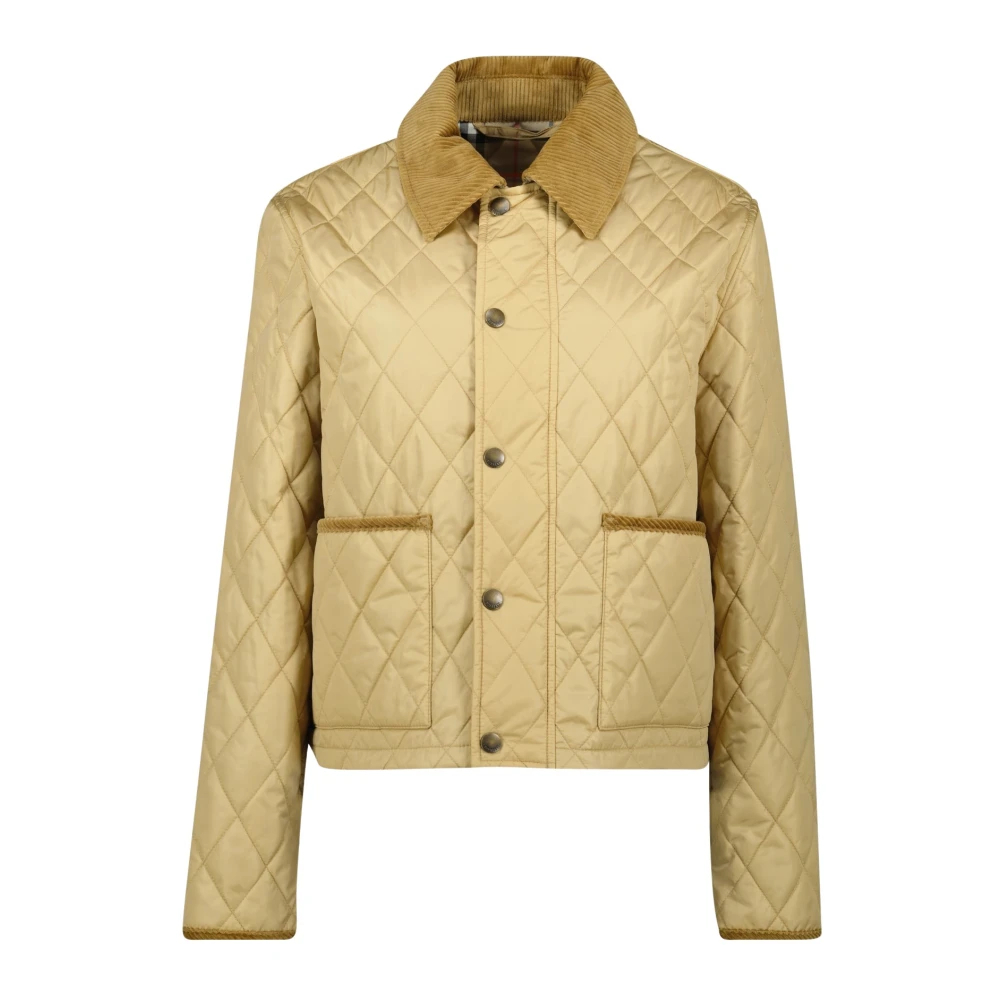 Burberry Women's Beige Light Jackets Extra Small