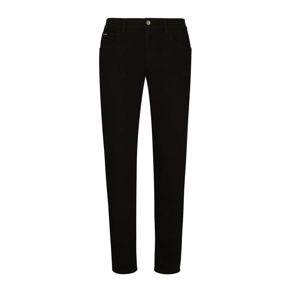 Dolce & Gabbana Men's Black Slim-Fit Jeans Medium