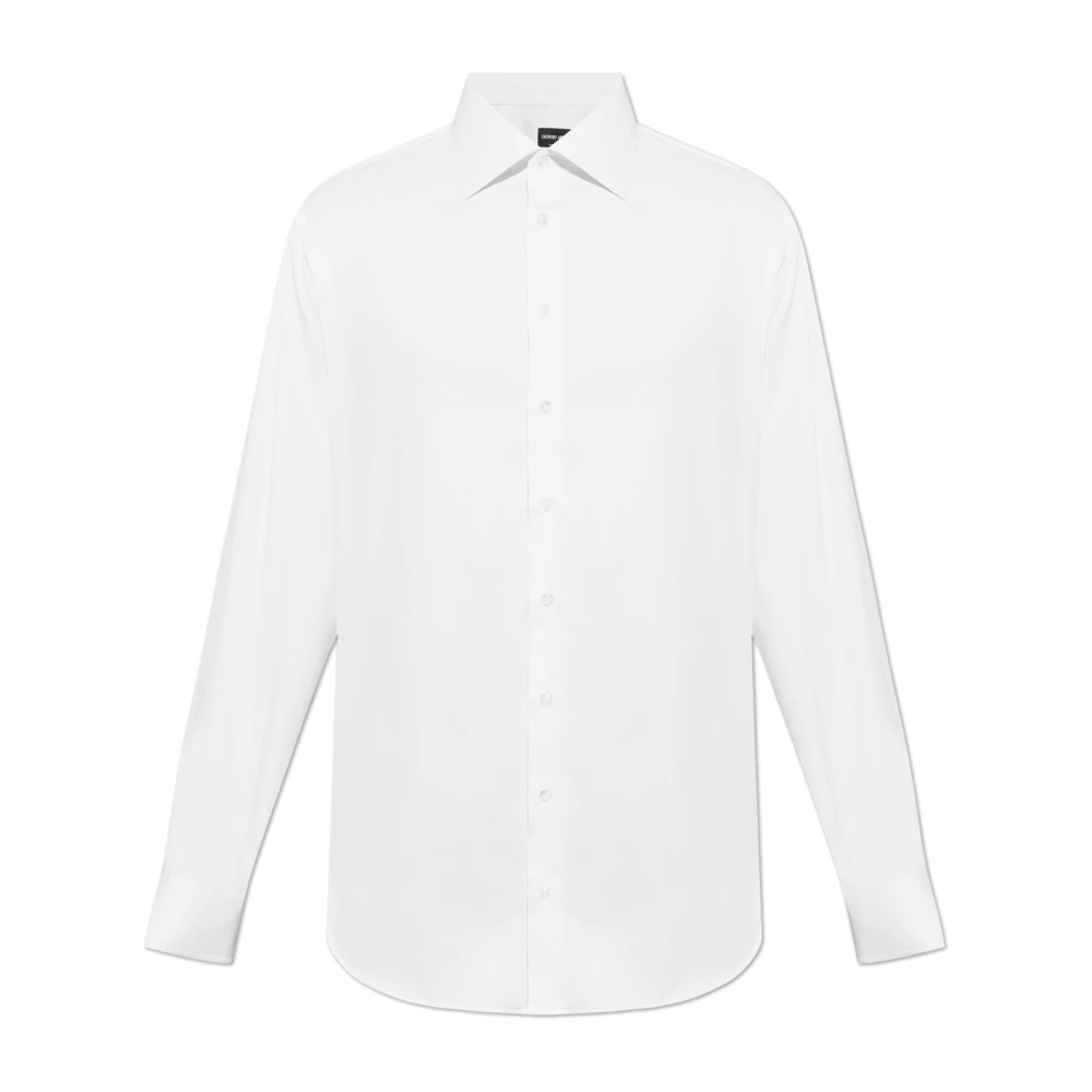 Giorgio Armani Men's White Formal Shirts 2XL