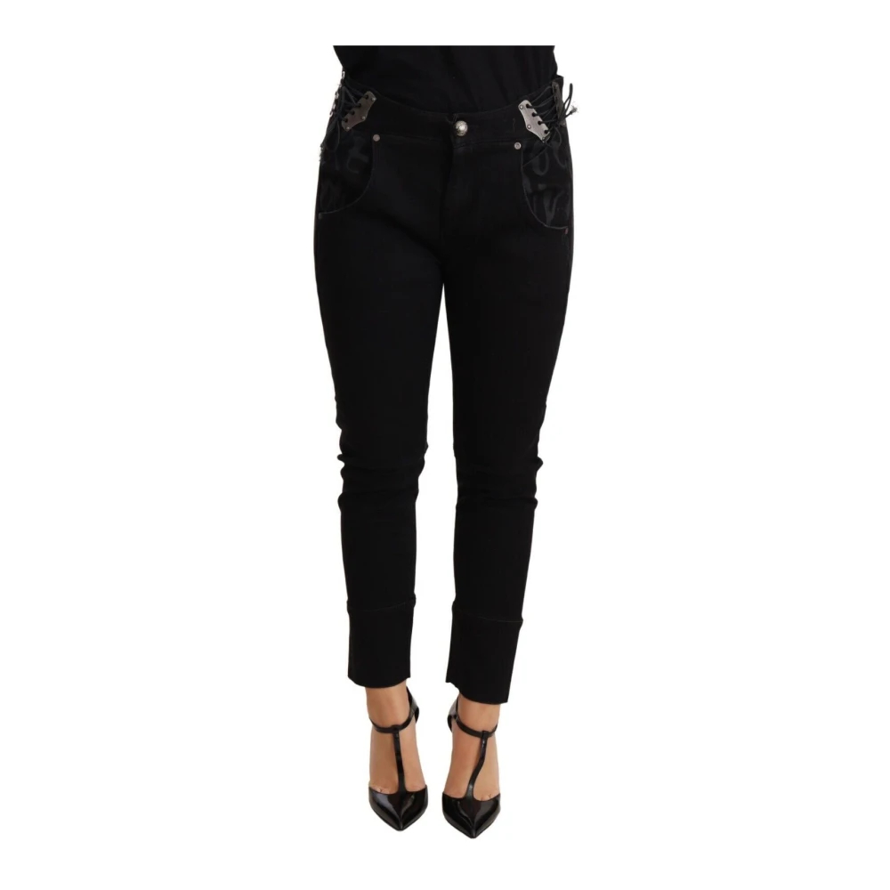 Ermanno Scervino Women's Black Skinny Jeans W26