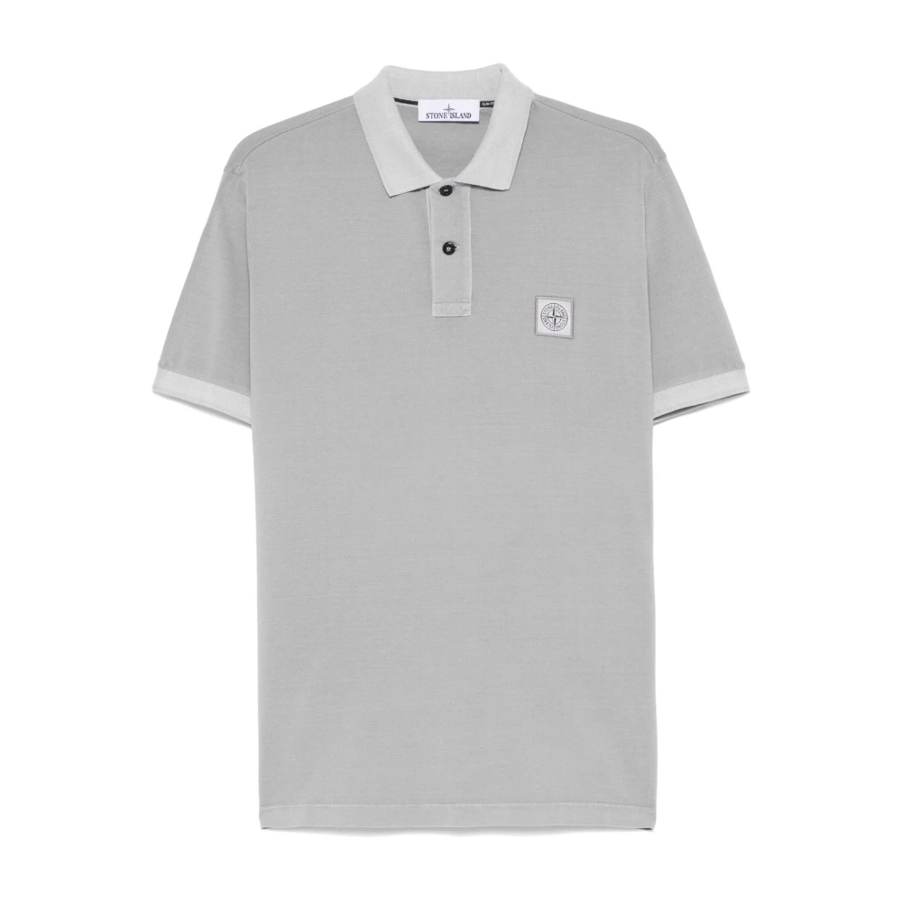 Stone Island Men's Gray Polo Shirts 2XL