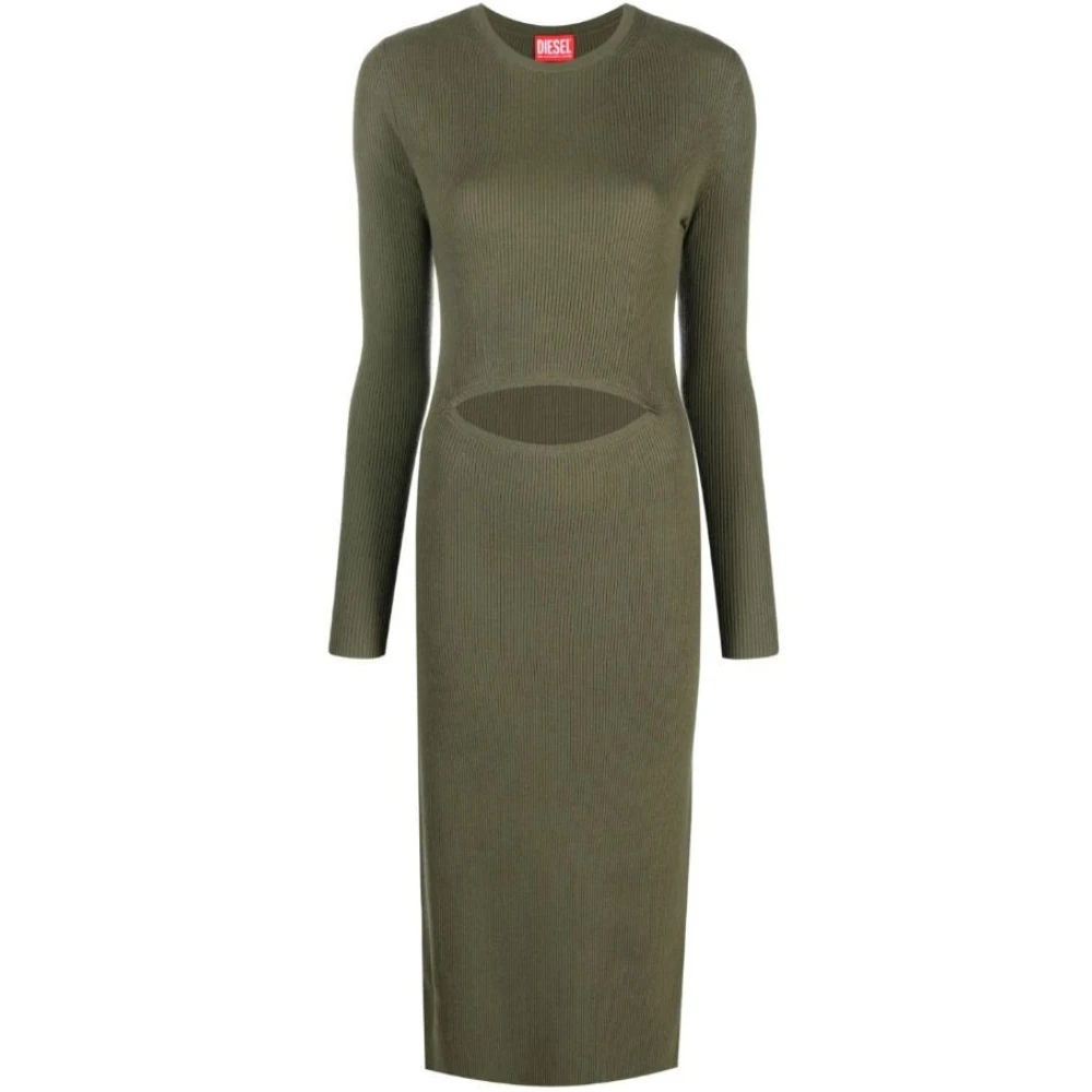 Diesel Women's Green Midi Dresses Small