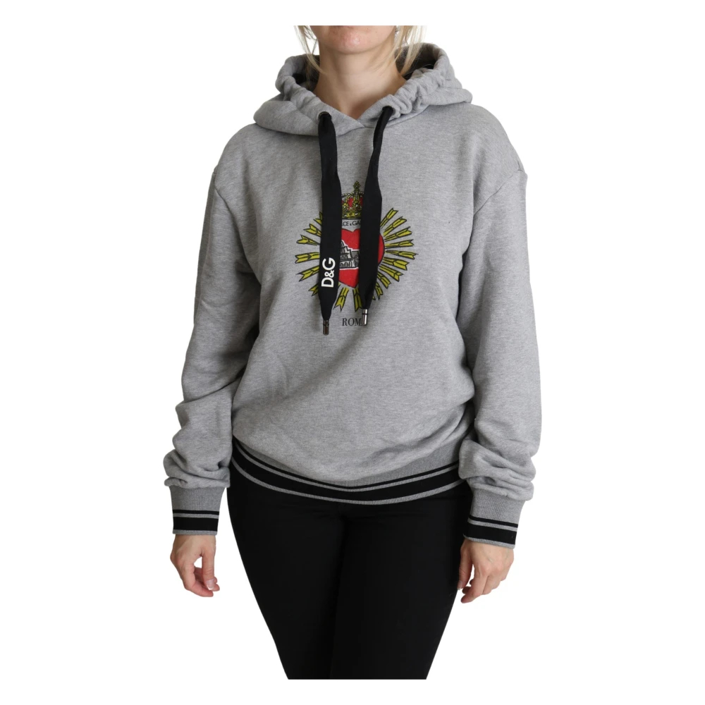 Dolce & Gabbana Women's Gray Hoodies 2XS
