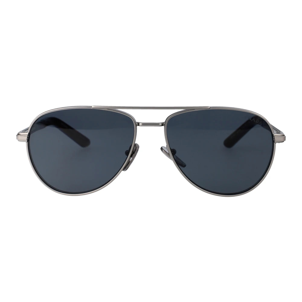 Prada Men's Gray Sunglasses Medium