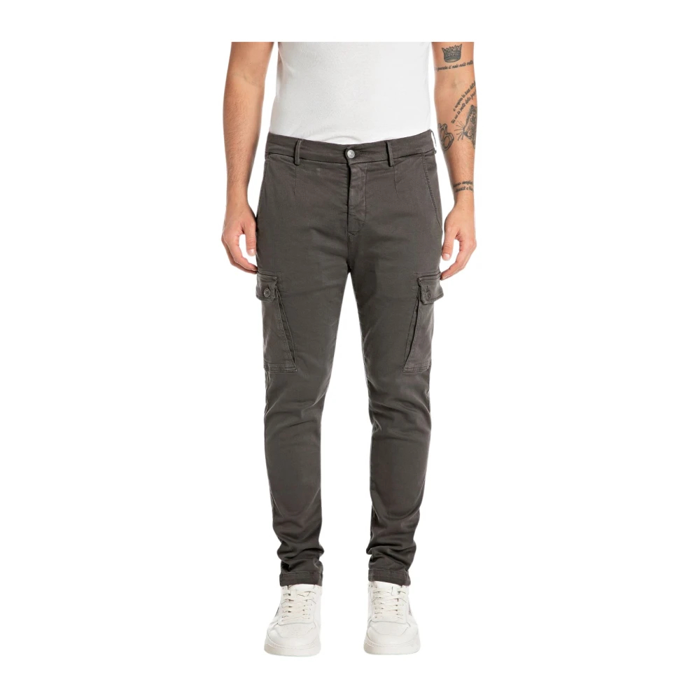 Replay Men's Gray Slim-Fit Jeans W30 L32