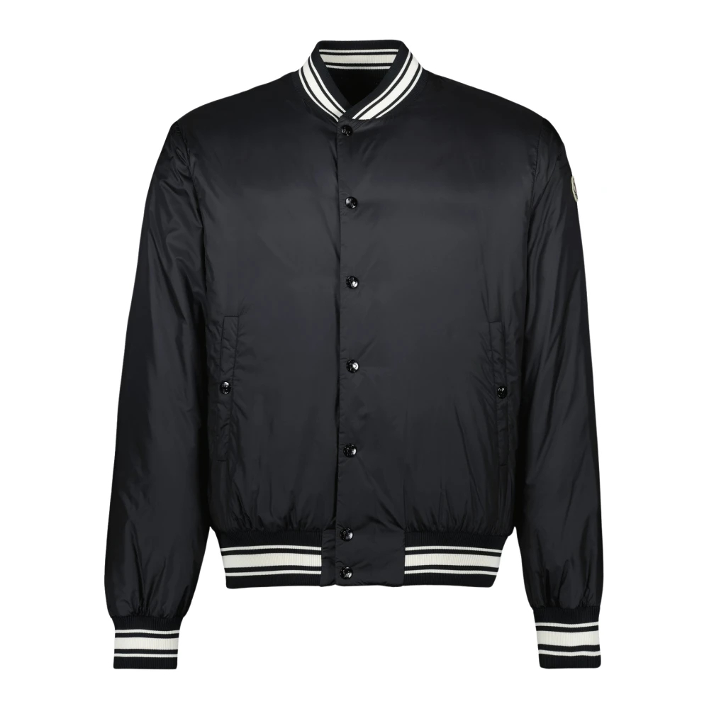 Moncler Men's Black Bomber Jackets Medium