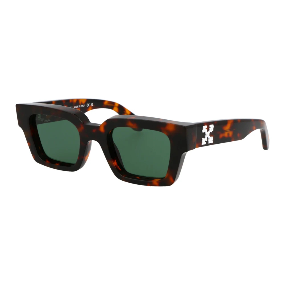 Off White Unisex Brown Sunglasses Medium