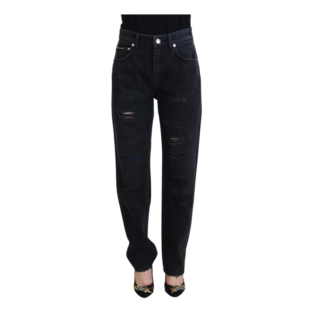 Dolce & Gabbana Women's Black Slim-Fit Jeans Extra Small