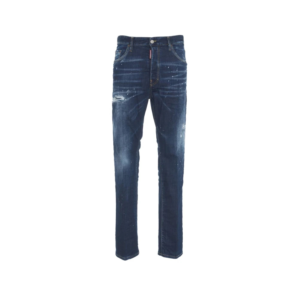Dsquared2 Men's Blue Slim-Fit Jeans Medium