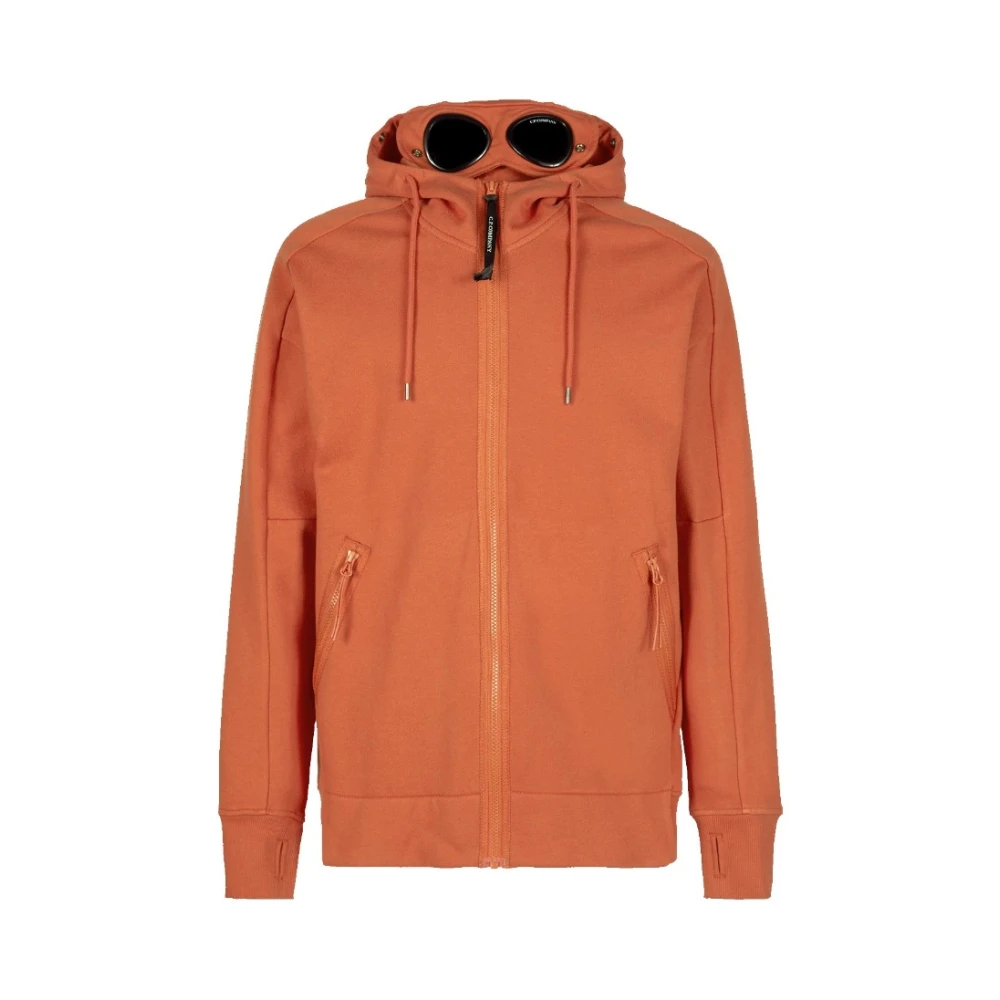 C.p. Company Men's Orange Zip-Throughs 2XL