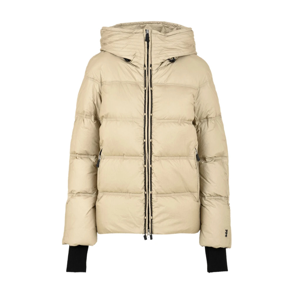 Add Women's Beige Down Jackets Extra Small