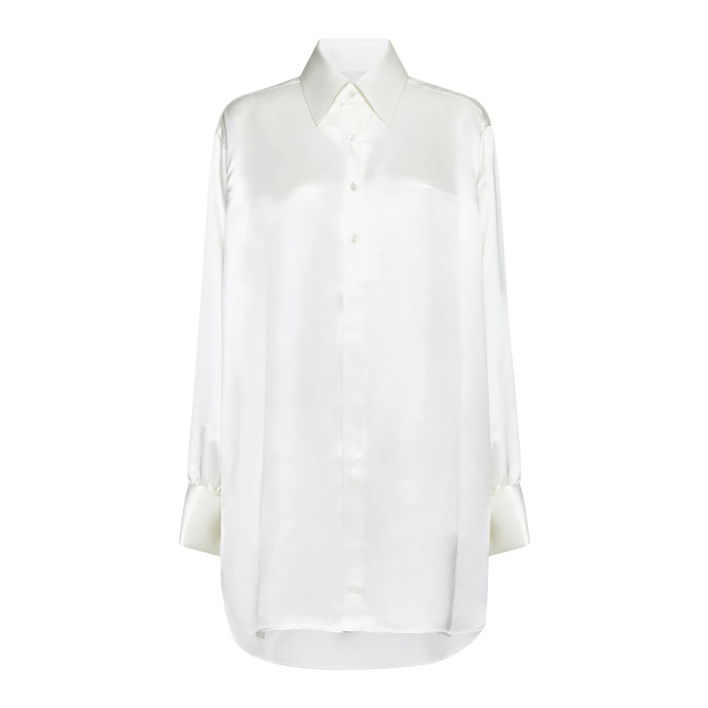 Maison Margiela Women's White Shirts Extra Small