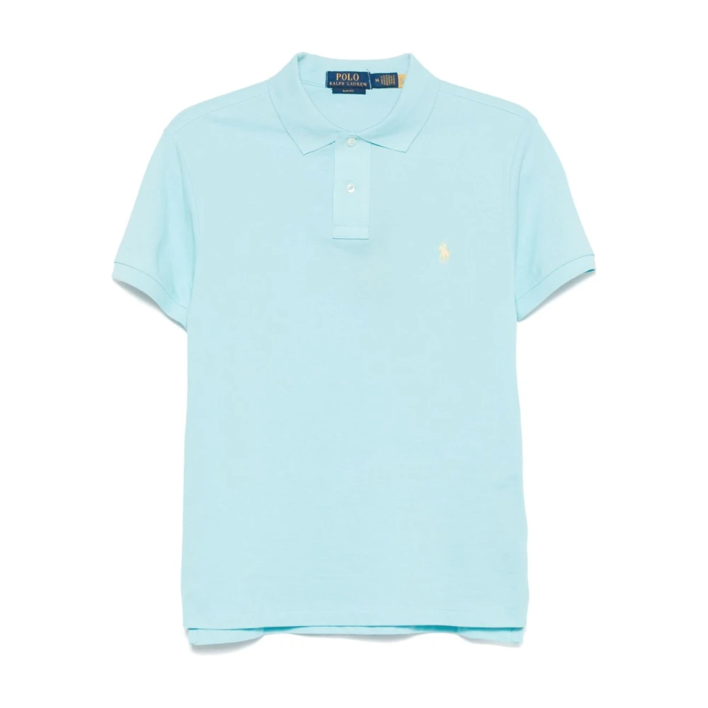 Polo Ralph Lauren Men's Blue Polo Shirts Small