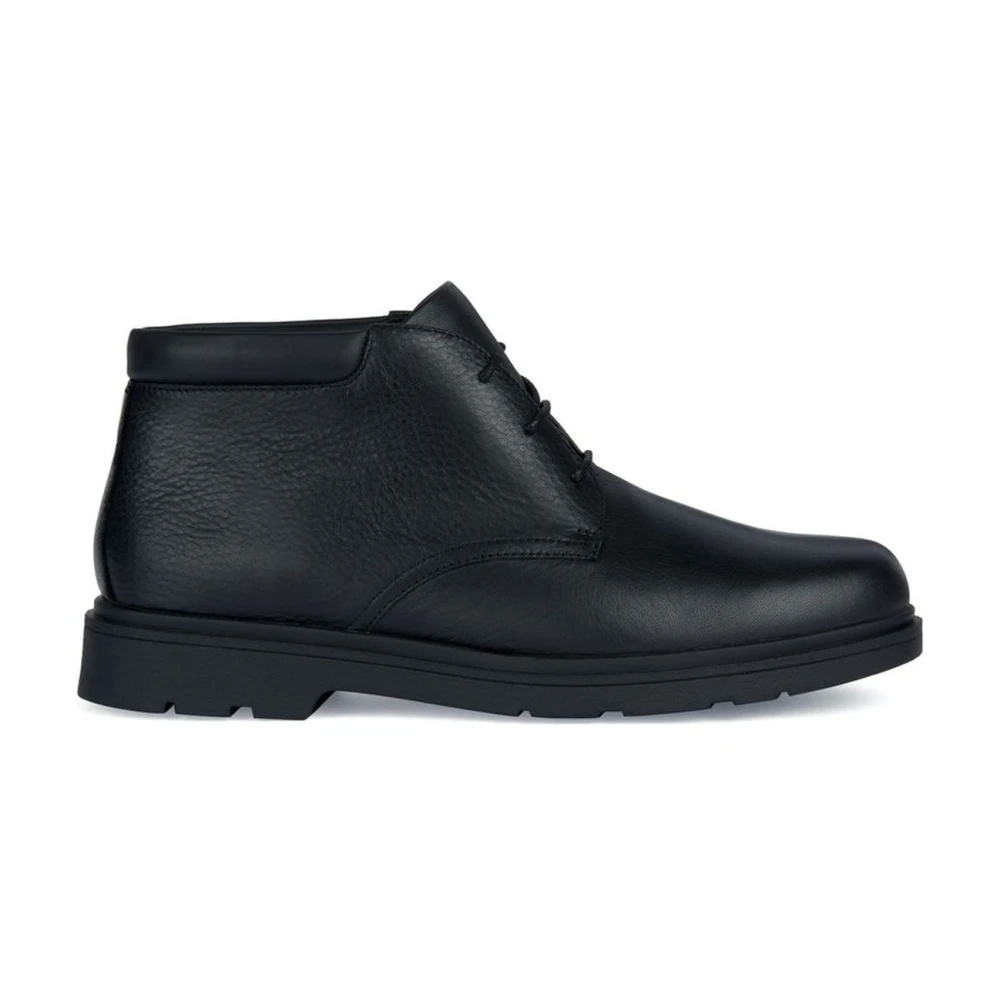 Geox Men's Black Ankle Boots Size 7 Uk
