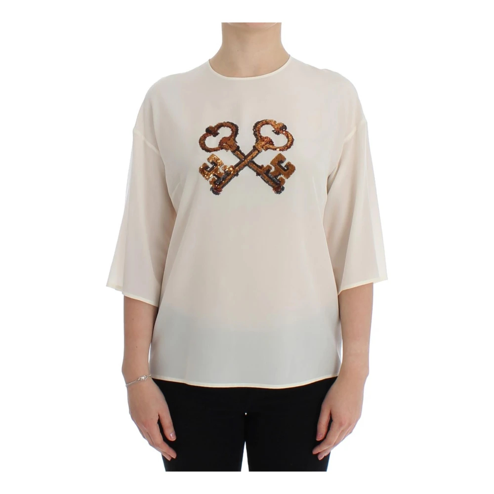 Dolce & Gabbana Women's White Blouses 3XS