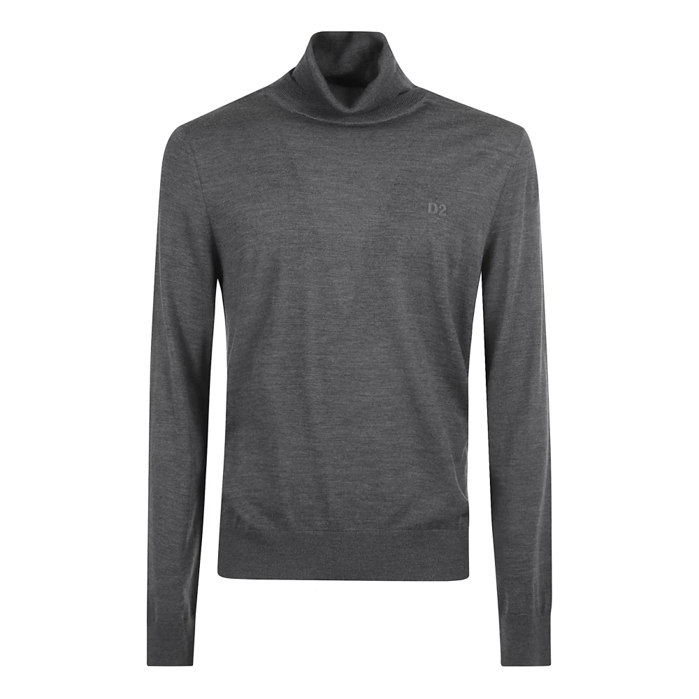 Dsquared2 Men's Gray Turtlenecks Large