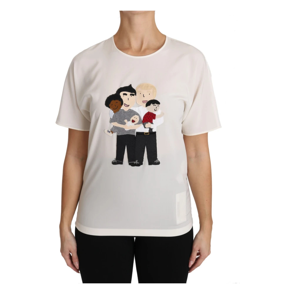 Dolce & Gabbana Women's White T-Shirts 2XS