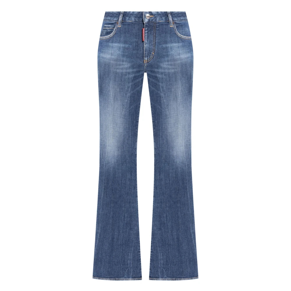Dsquared2 Women's Blue Flared Jeans Medium