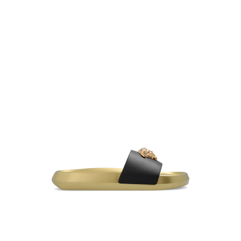 Versace Women's Black Sliders Size 5 Uk