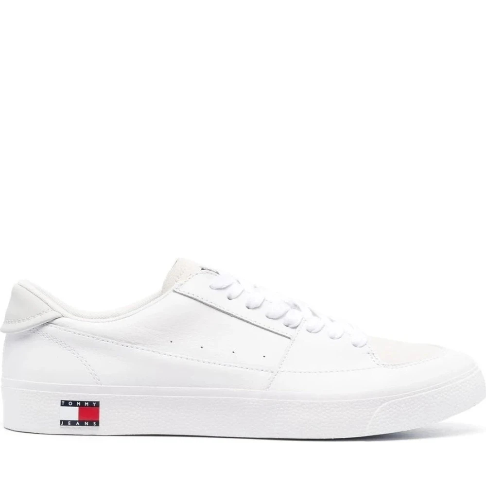 Tommy Jeans Men's White Sneakers Size 8 Uk