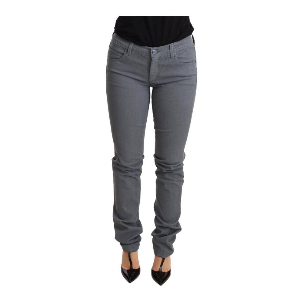 Ermanno Scervino Women's Gray Slim-Fit Jeans W26