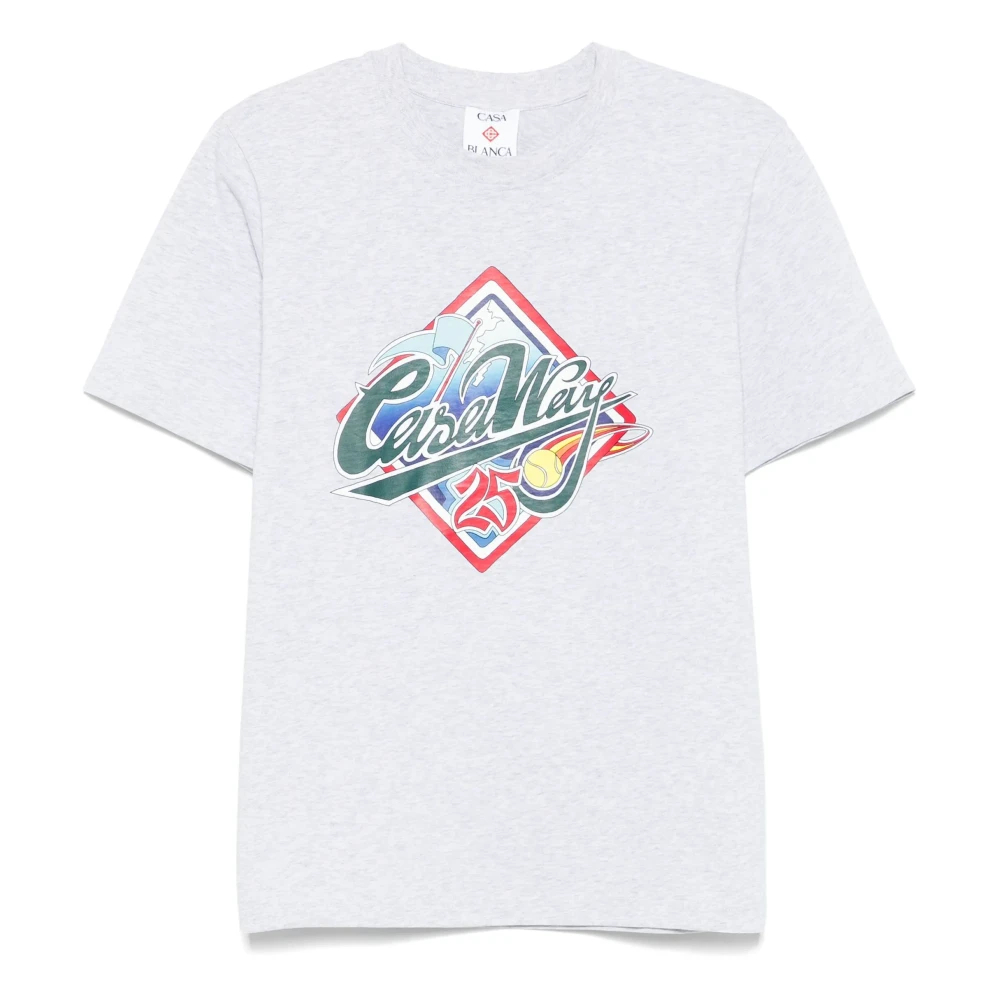 Casablanca Men's White T-Shirts Medium