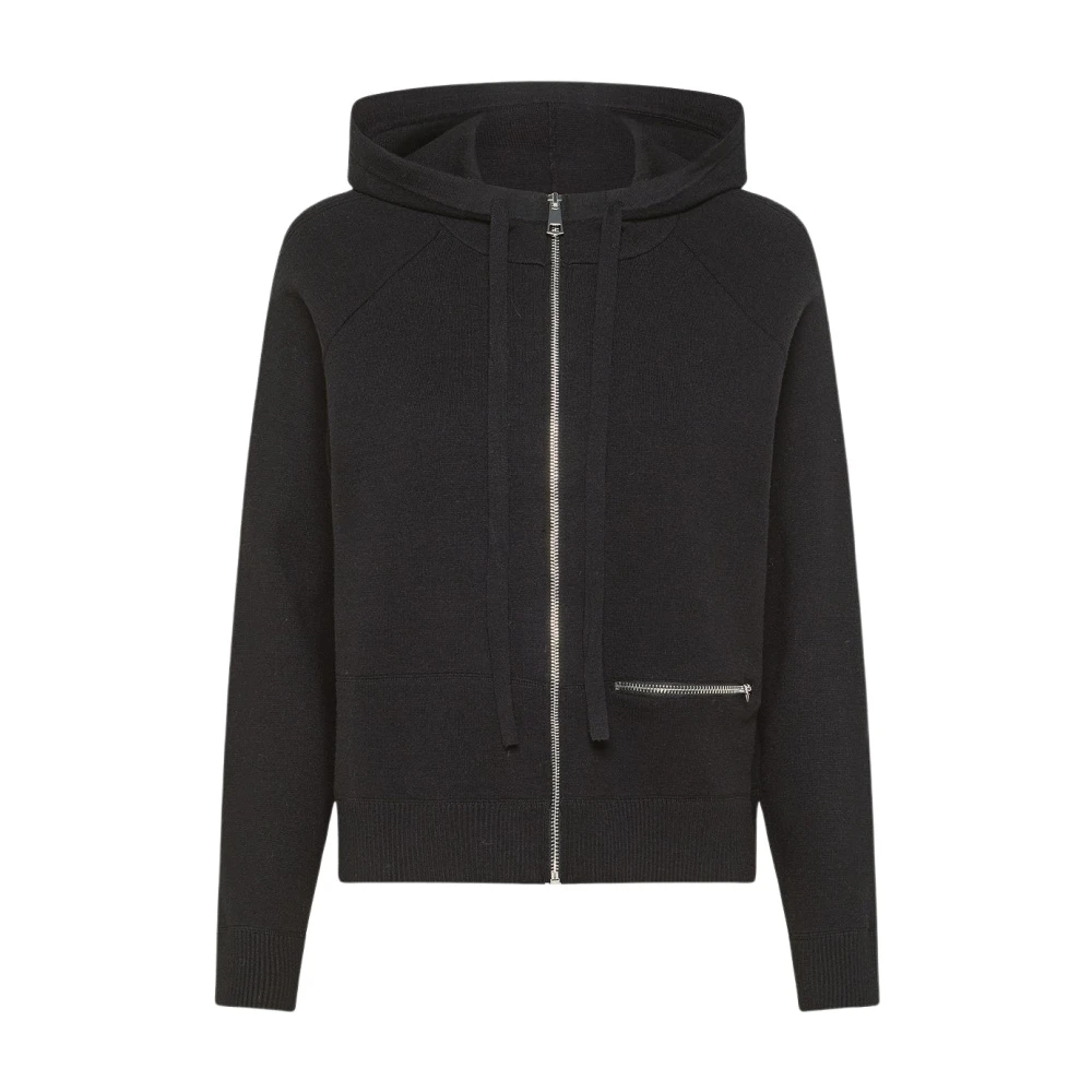 Seventy Women's Black Zip-Throughs Extra Small
