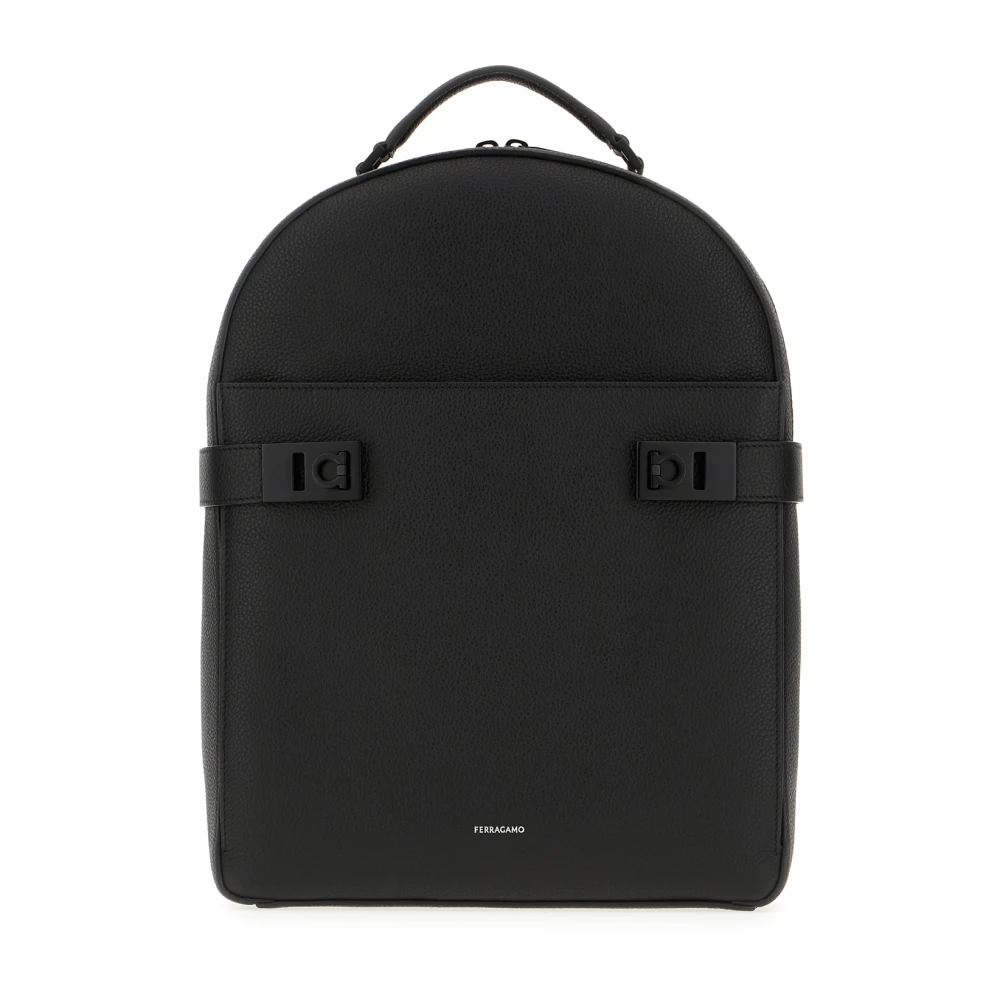 Salvatore Ferragamo Men's Black Backpacks