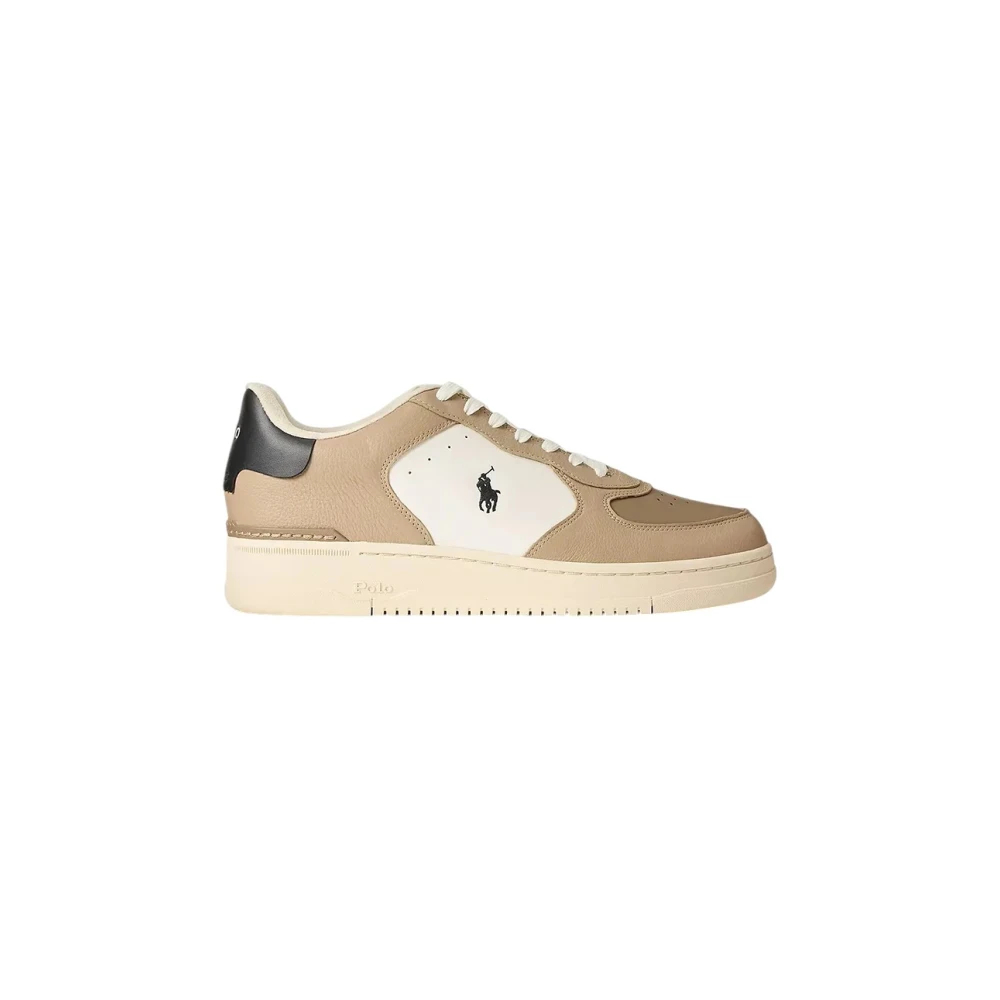 Polo Ralph Lauren Men's Beige Sneakers Size 8 Uk