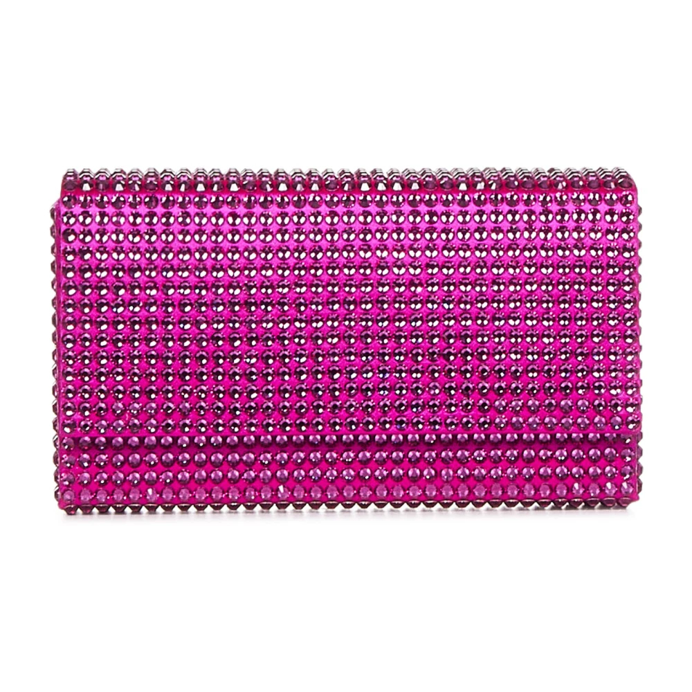 Amina Muaddi Women's Pink Cross Body Bags