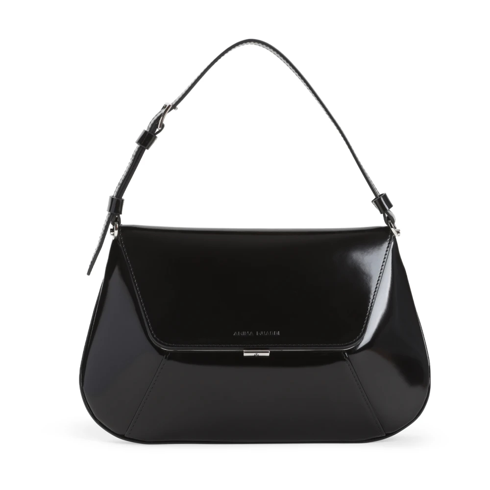 Amina Muaddi Women's Black Shoulder Bags