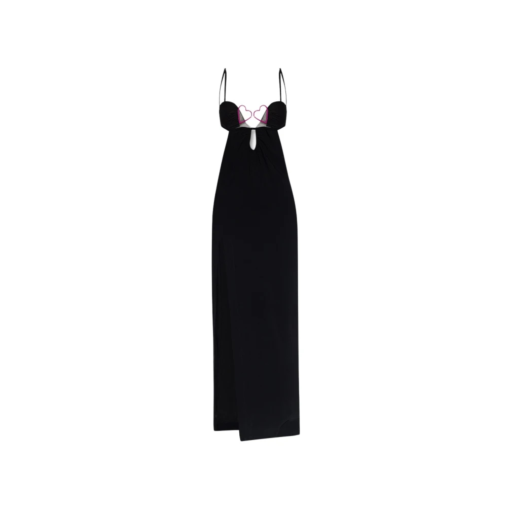 Nensi Dojaka Women's Black Gowns Extra Small
