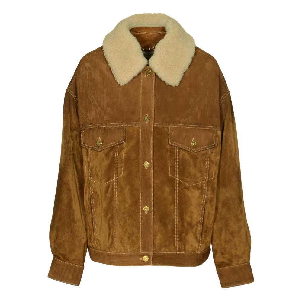 Golden Goose Women's Brown Leather Jackets Extra Small