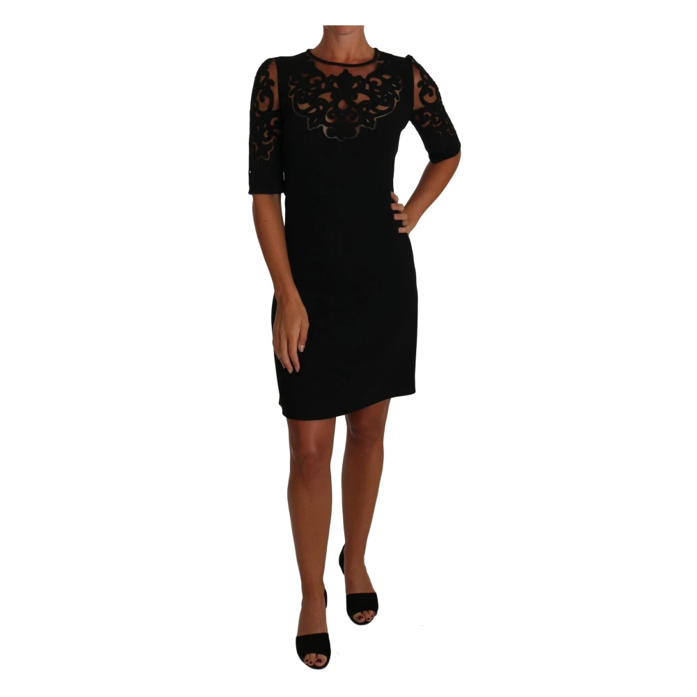 Dolce & Gabbana Women's Black Short Dresses 3XS