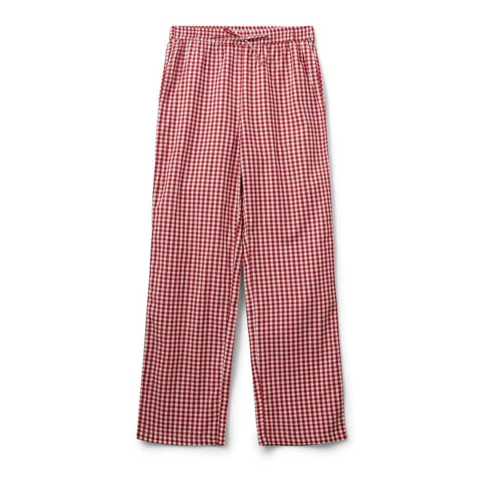 Sofie Schnoor Women's Red Straight Trousers Medium