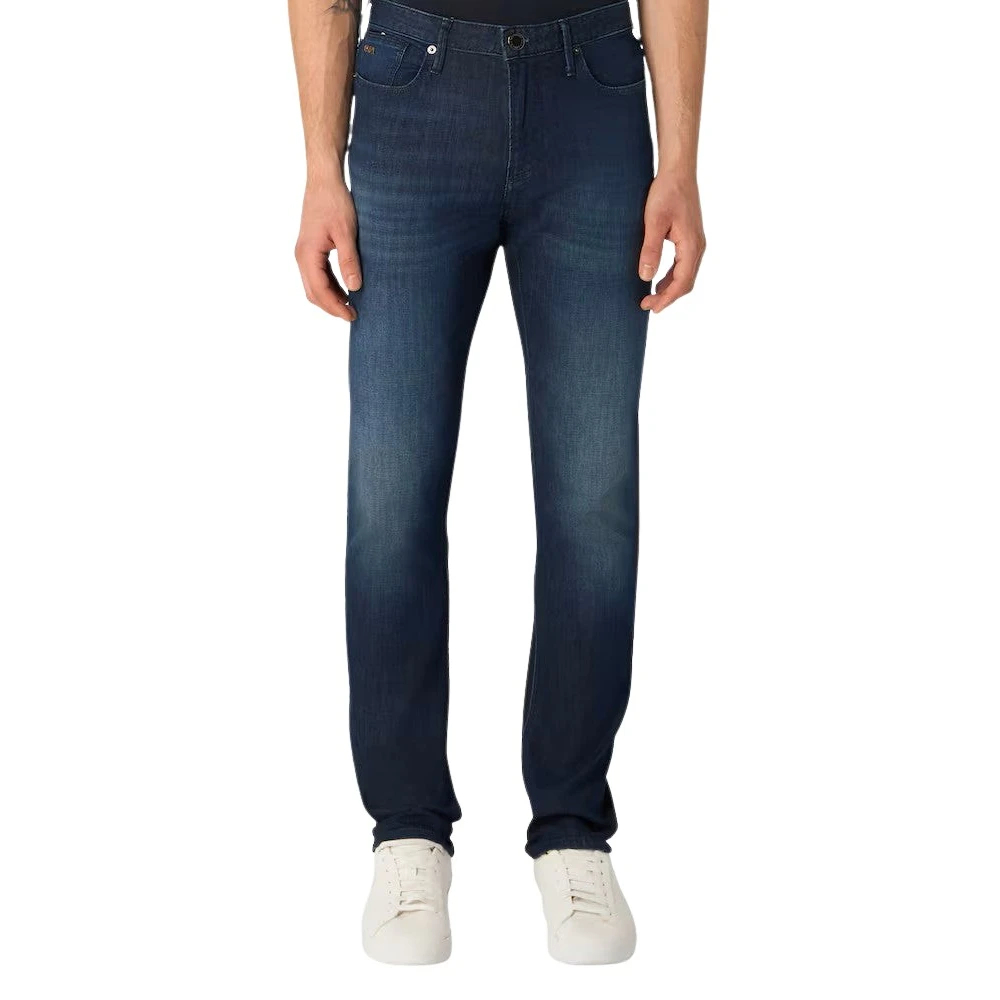 Emporio Armani Men's Blue Slim-Fit Jeans W29